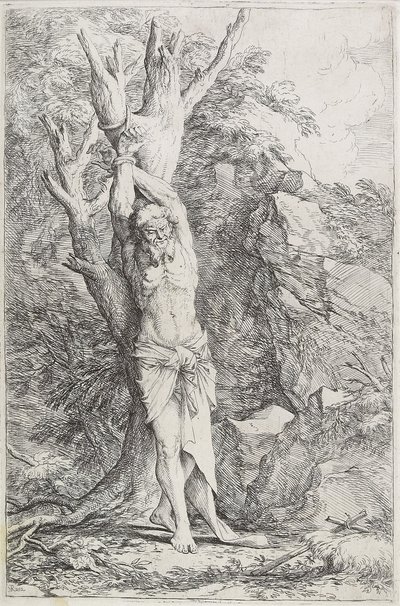 Albert, (Selbst auferlegte Buße), 1662-1663 von Salvator Rosa